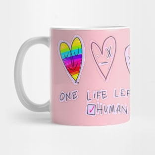 Rainbow life left Mug